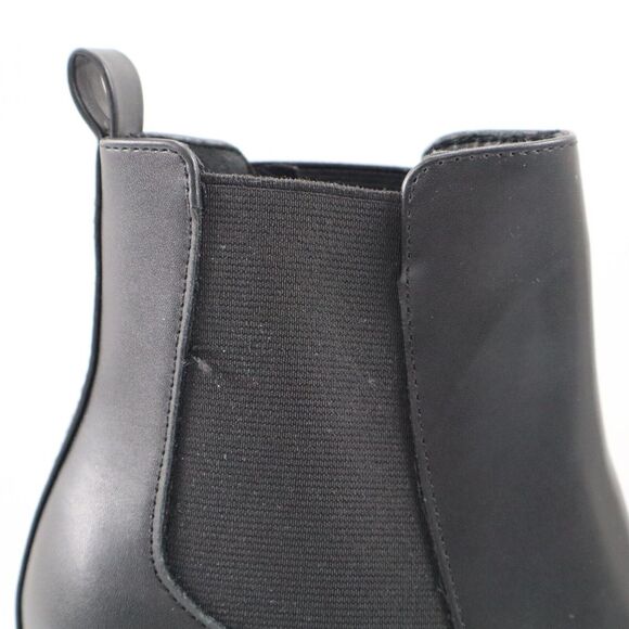 🔥NEW Mia Dru Faux Leather Platform Chelsea Ankle Booties, Black 8US MSRP$80🔥 - Picture 6 of 10